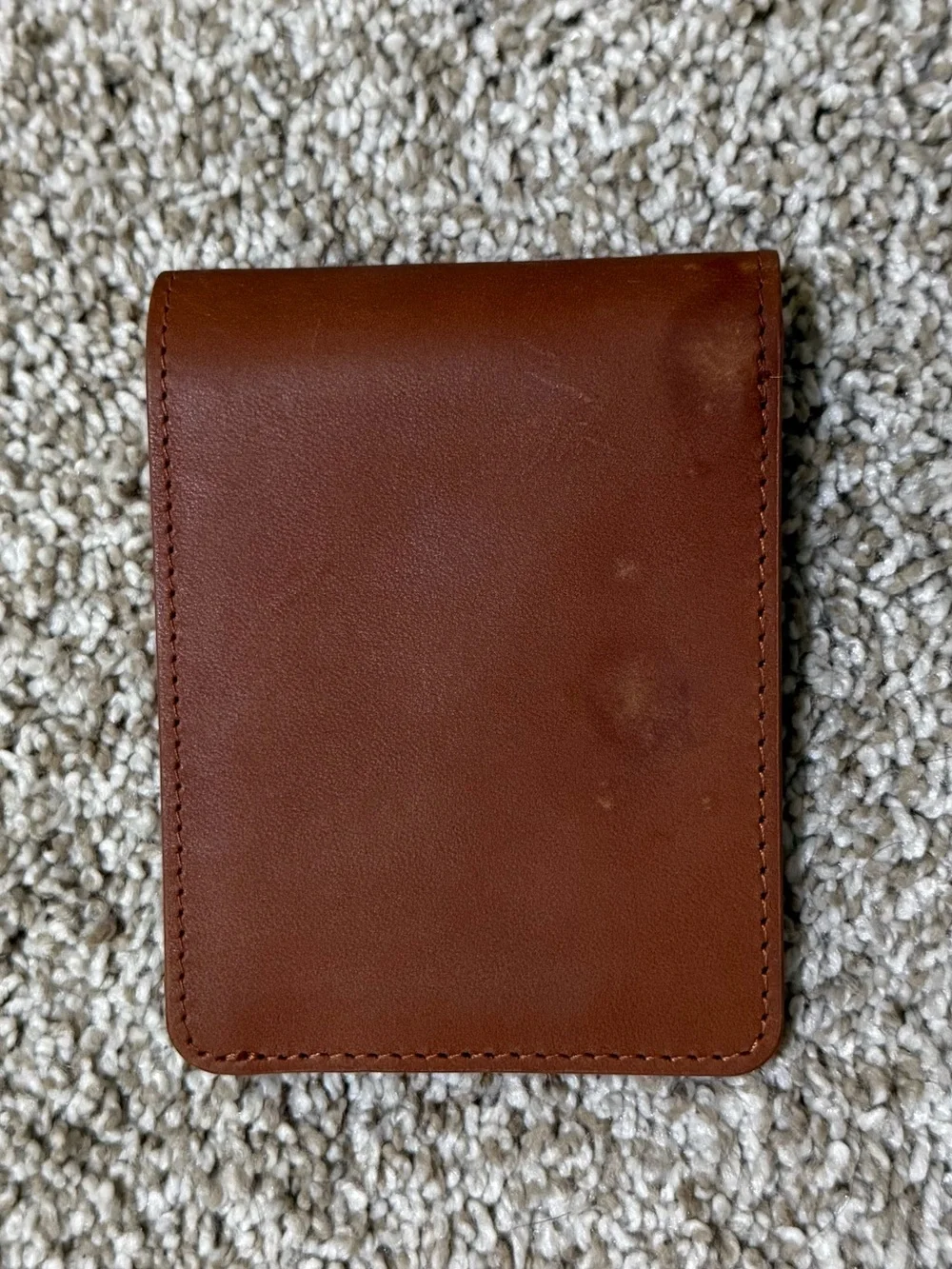 Ridge bifold leather